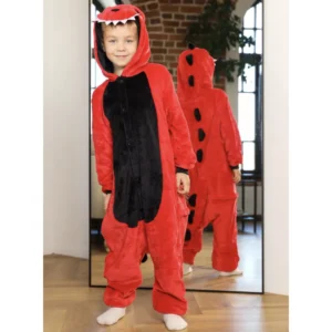 Pijama Dinosaurio Rojo Niño