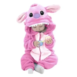 Pijama Stitch Rosa Bebé
